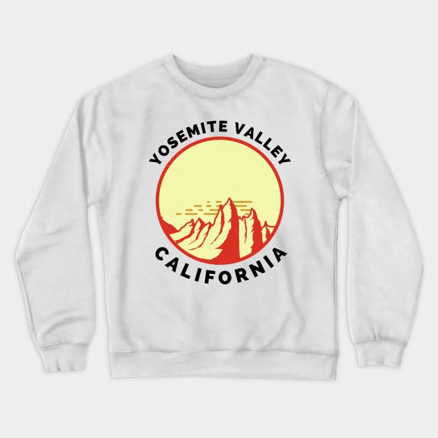 Yosemite Valley Ski Snowboard Mountain California Yosemite - Yosemite Valley California - Travel Crewneck Sweatshirt by Famgift